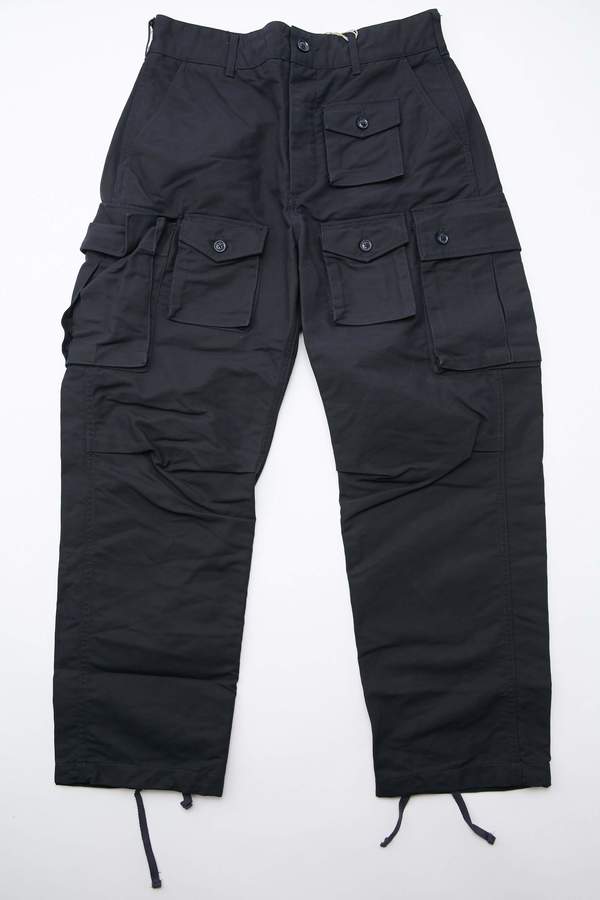 Engineered Garments FA Pant in Cotton Double Cloth - Navy
