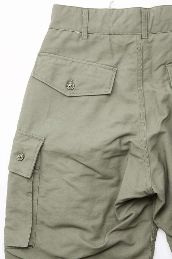 Engineered Garments FA Pant in Cotton Double Cloth - Olive