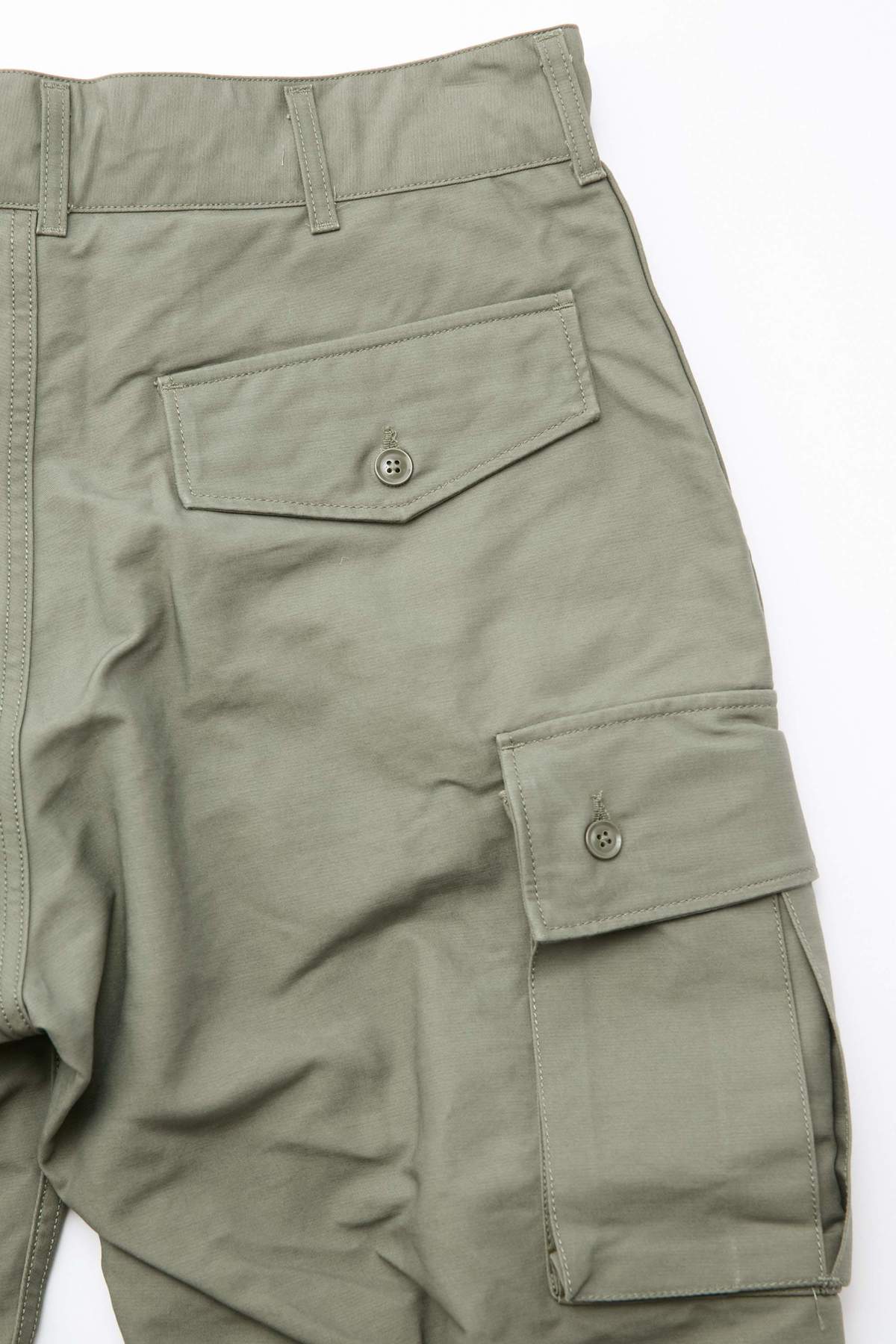 Engineered Garments FA Pant in Cotton Double Cloth - Olive