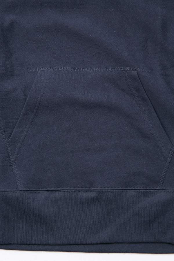 Engineered Garments Cotton Fleece Plain Raglan Hoody - Dark Navy Engineered Garments Cotton Fleece Plain Raglan Hoody - Dark Navy
