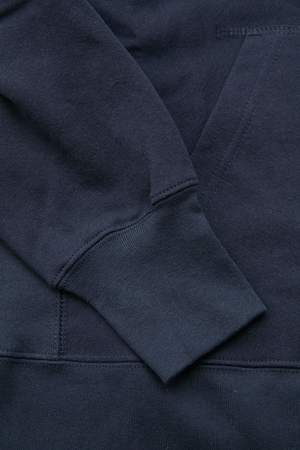 Engineered Garments Cotton Fleece Plain Raglan Hoody - Dark Navy Engineered Garments Cotton Fleece Plain Raglan Hoody - Dark Navy