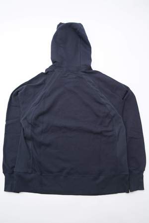 Engineered Garments Cotton Fleece Plain Raglan Hoody - Dark Navy Engineered Garments Cotton Fleece Plain Raglan Hoody - Dark Navy