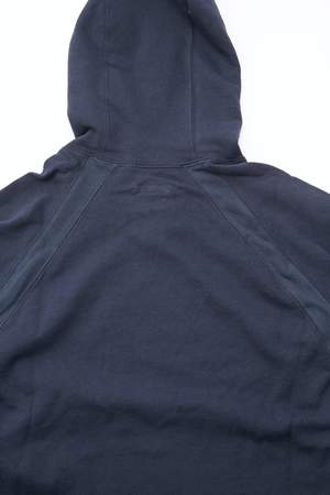 Engineered Garments Cotton Fleece Plain Raglan Hoody - Dark Navy Engineered Garments Cotton Fleece Plain Raglan Hoody - Dark Navy
