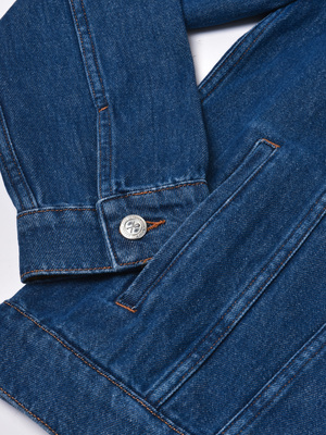 A.P.C. Veste Charles - Ial Indigo Delave A.P.C. Veste Charles - Ial Indigo Delave