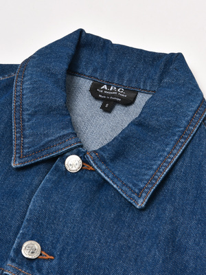 A.P.C. Veste Charles - Ial Indigo Delave A.P.C. Veste Charles - Ial Indigo Delave