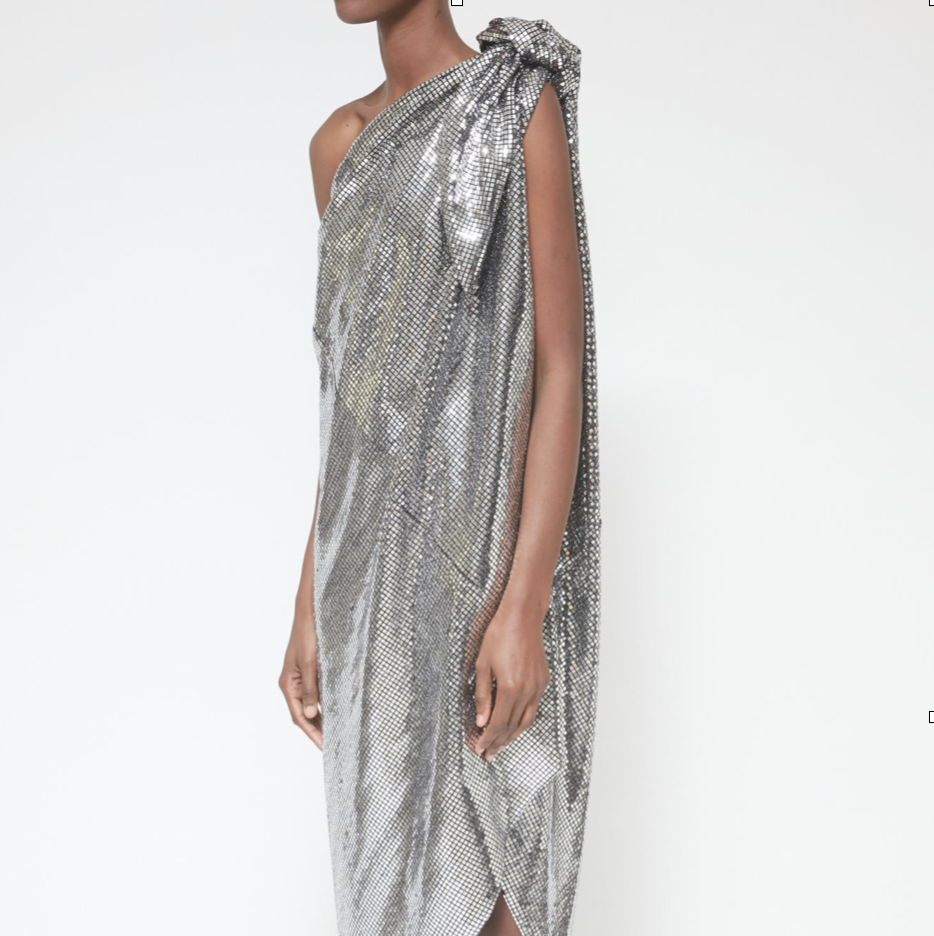MM6 Maison Margiela Disco Ball Tie Dress Garmentory