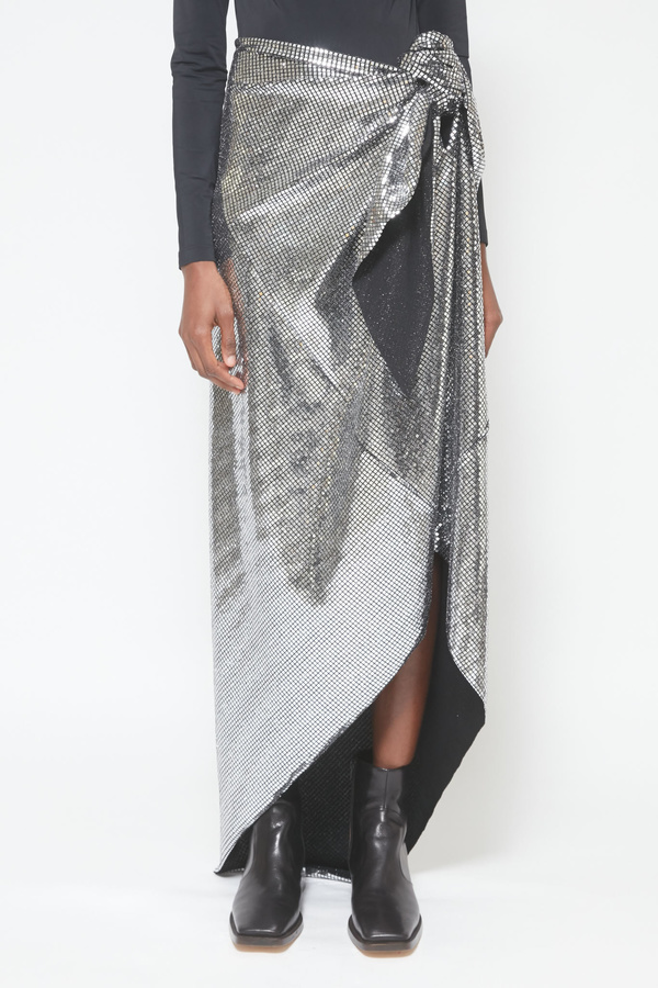MM6 Maison Margiela Disco Ball Tie Dress | Garmentory
