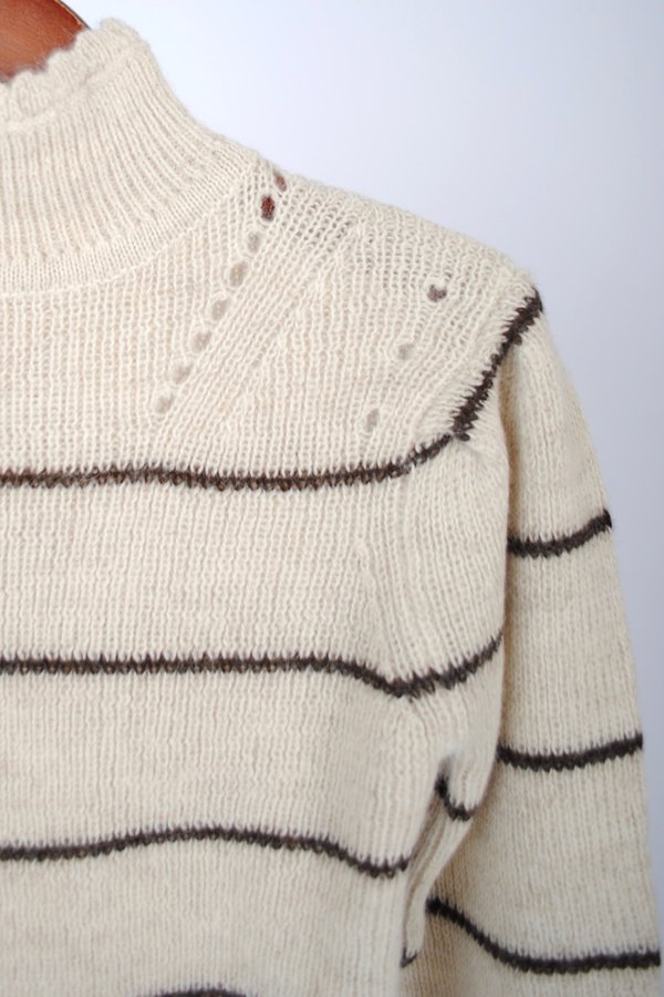 ISABEL MARANT ÉTOILE Georgia Pullover - Brown/Ecru ISABEL MARANT ÉTOILE Georgia Pullover - Brown/Ecru