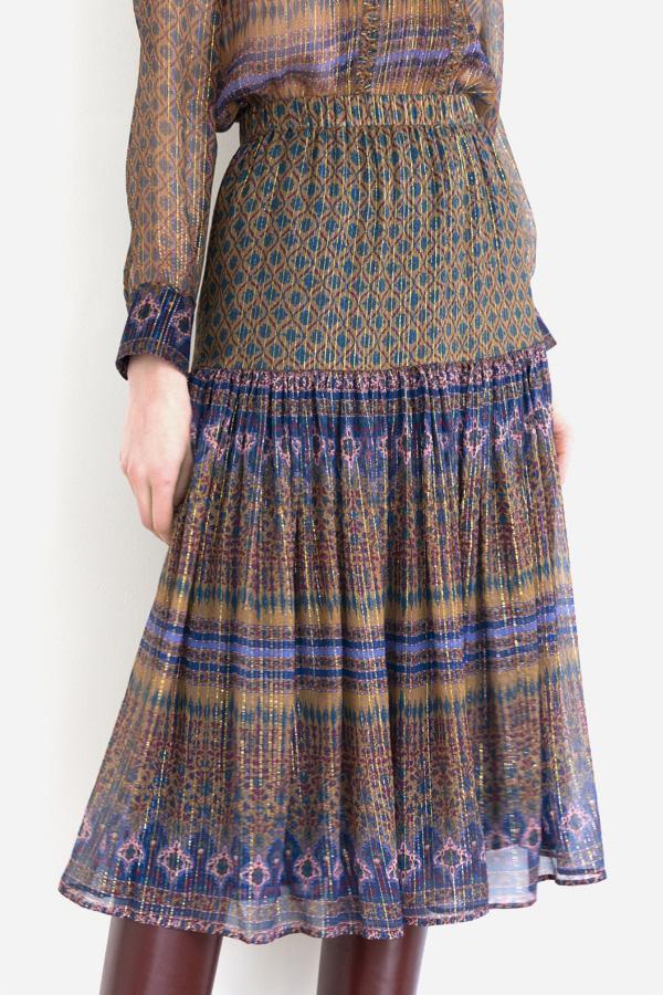 Vanessa Bruno Hernani Skirt - BRONZE Vanessa Bruno Hernani Skirt - BRONZE