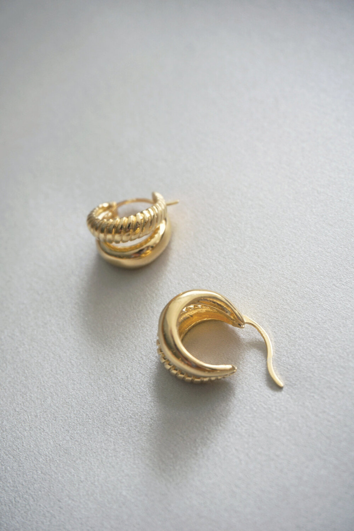 Sophie Buhai Small Double Rope Hoops - Vermeil | Garmentory Sophie Buhai Small Double Rope Hoops - Vermeil | Garmentory