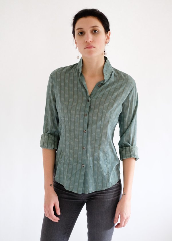 Layla Huma Top - Silver Leaf / Sea Layla Huma Top - Silver Leaf / Sea