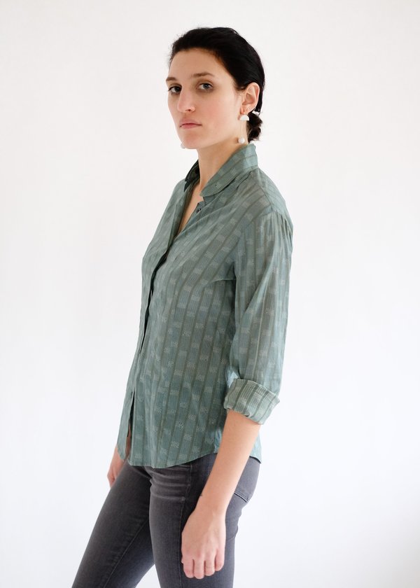 Layla Huma Top - Silver Leaf / Sea Layla Huma Top - Silver Leaf / Sea