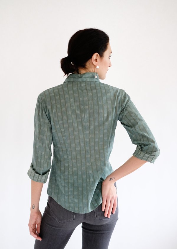 Layla Huma Top - Silver Leaf / Sea Layla Huma Top - Silver Leaf / Sea