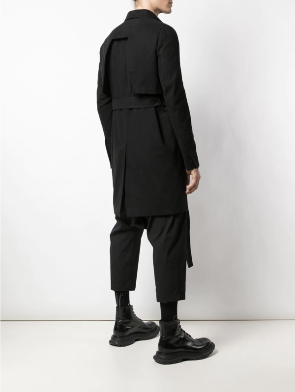 Rick Owens Larry Drella Jacket Trench Coat | Garmentory