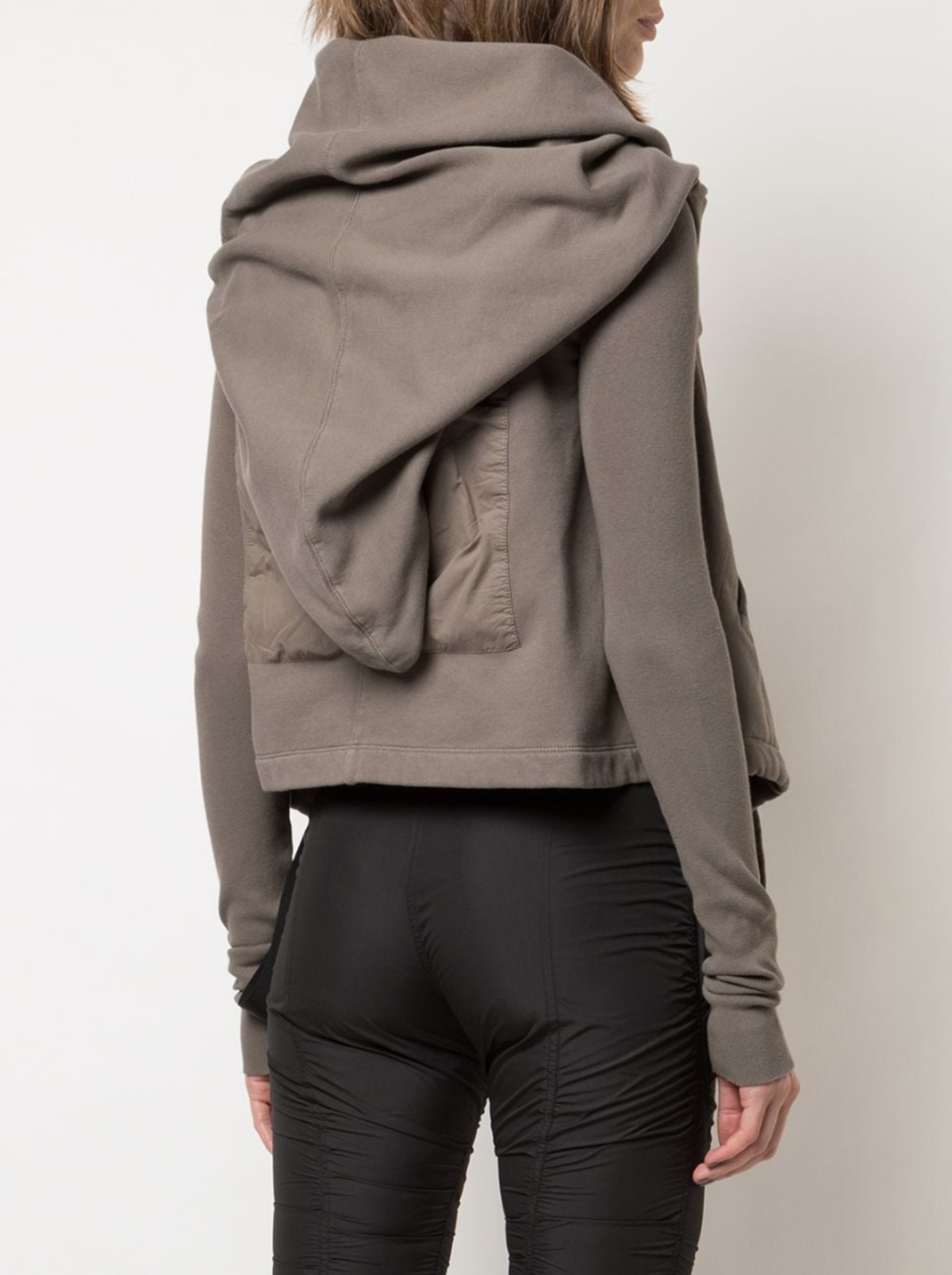 Crop Hooded Wrap Sweatshirt | escapeauthority.com