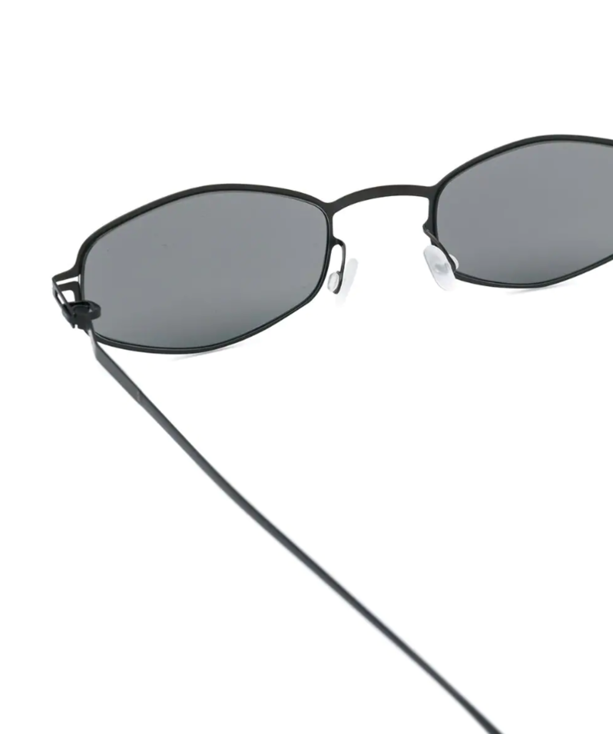 MYKITA X BERNHARD WILLHELM SILVER SUNGLASSES - BLACK | Garmentory