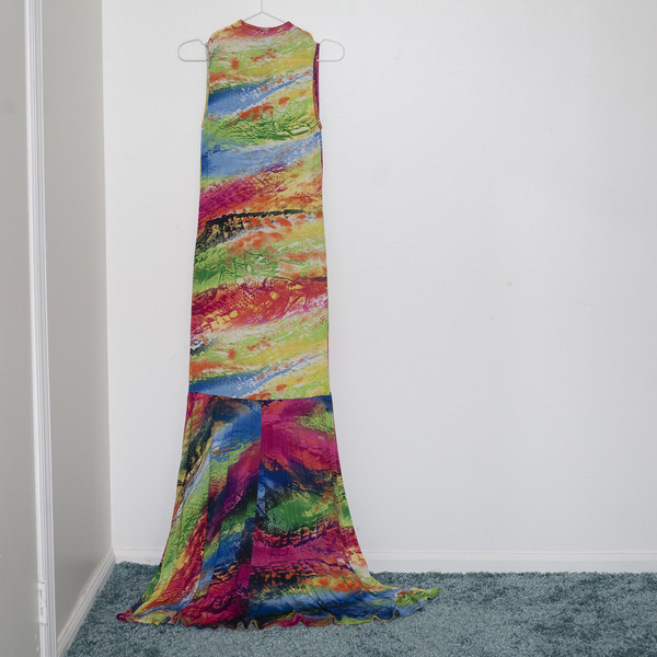VINTAGE Kintsugi Colorful Print Dress VINTAGE Kintsugi Colorful Print Dress