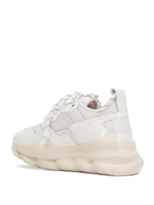 VERSACE CHAIN REACTION 2 LOW-TOP SNEAKERS - White | Garmentory