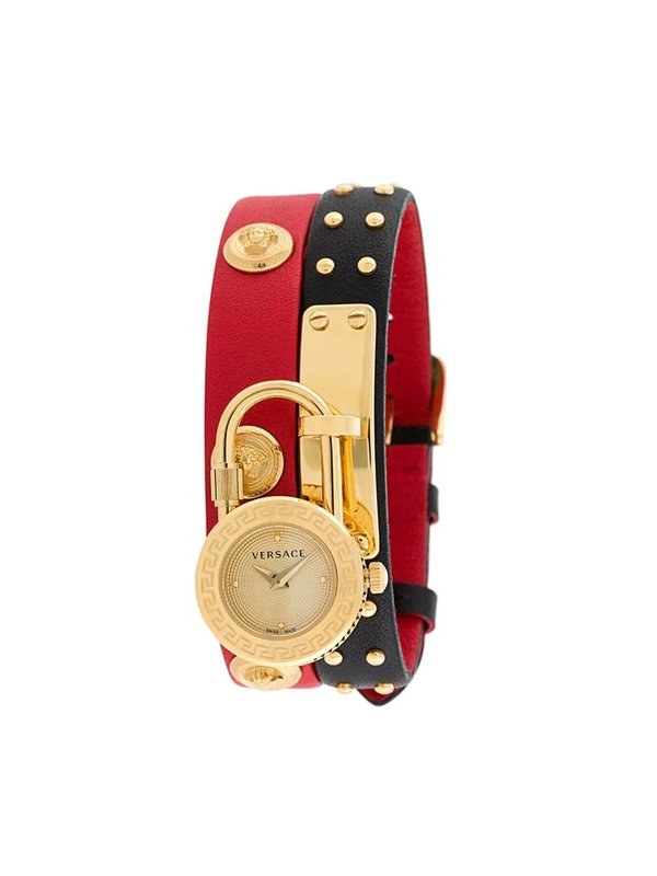 VERSACE MEDUSA LOCK ICON WATCH - Red VERSACE MEDUSA LOCK ICON WATCH - Red