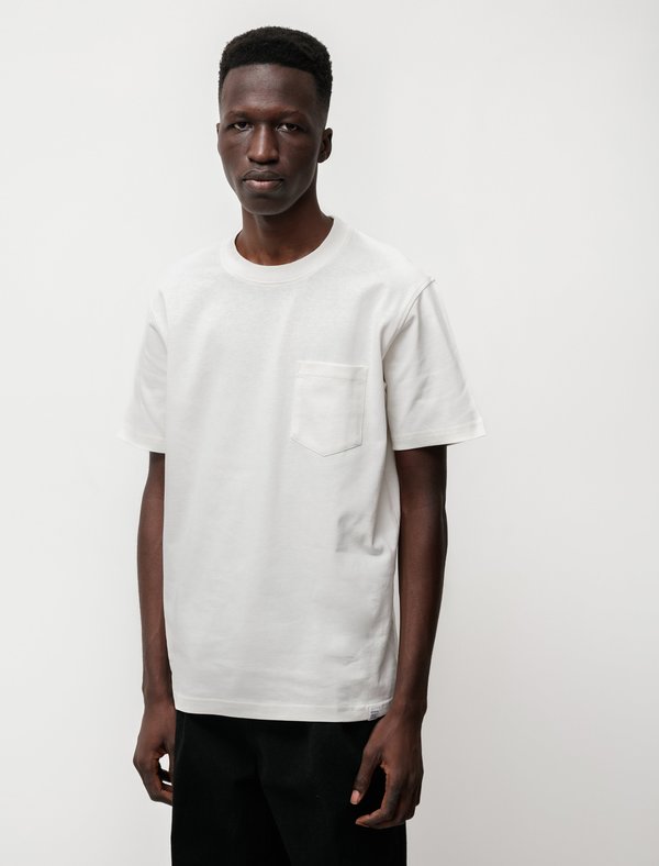 Norse Projects Johannes Pocket SS Tee - Ecru Norse Projects Johannes Pocket SS Tee - Ecru