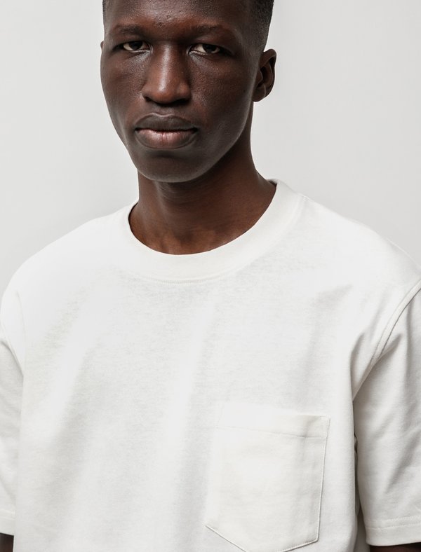 Norse Projects Johannes Pocket SS Tee - Ecru Norse Projects Johannes Pocket SS Tee - Ecru