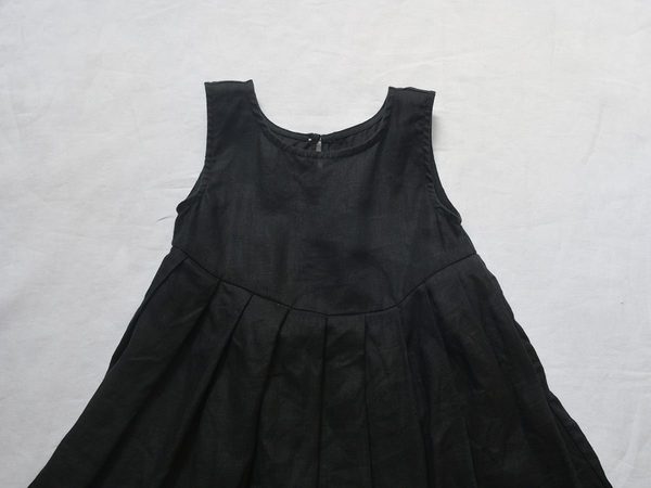 Kids Makié Lulu Linen Dress - Black Kids Makié Lulu Linen Dress - Black