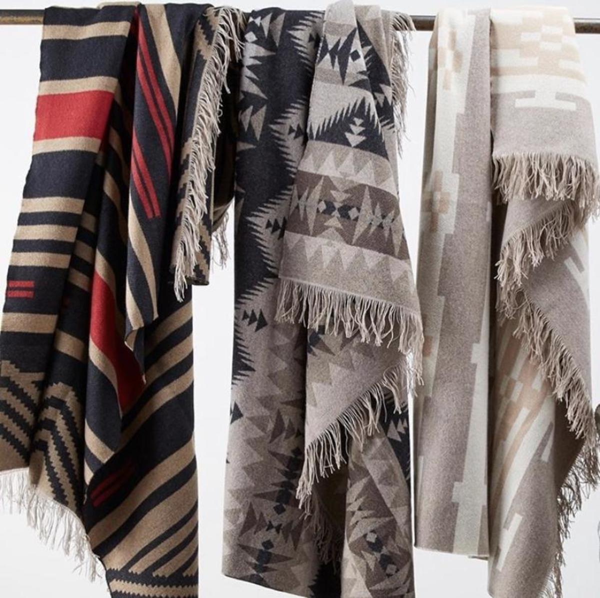 Pendleton Pinyon Stripe Fringed Throw - Image 2 of 2