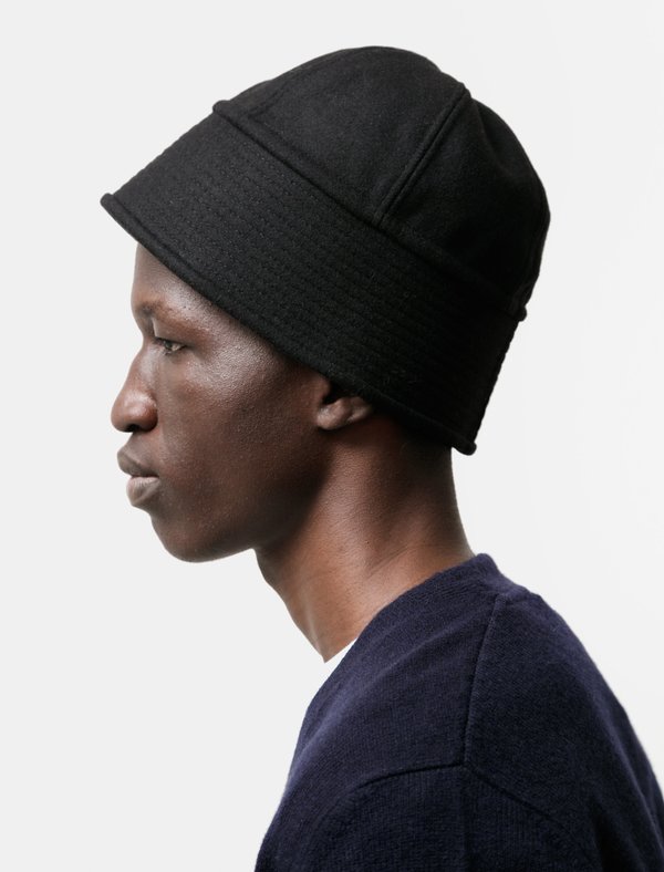 Lemaire Hat - Black Navy | Garmentory