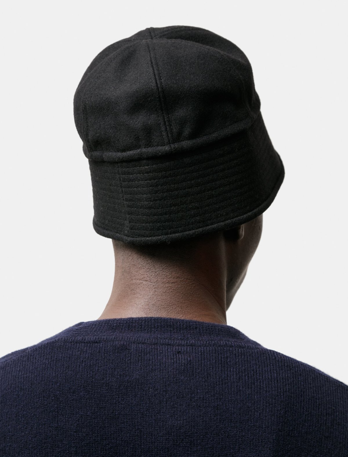 Lemaire Hat - Black Navy | Garmentory