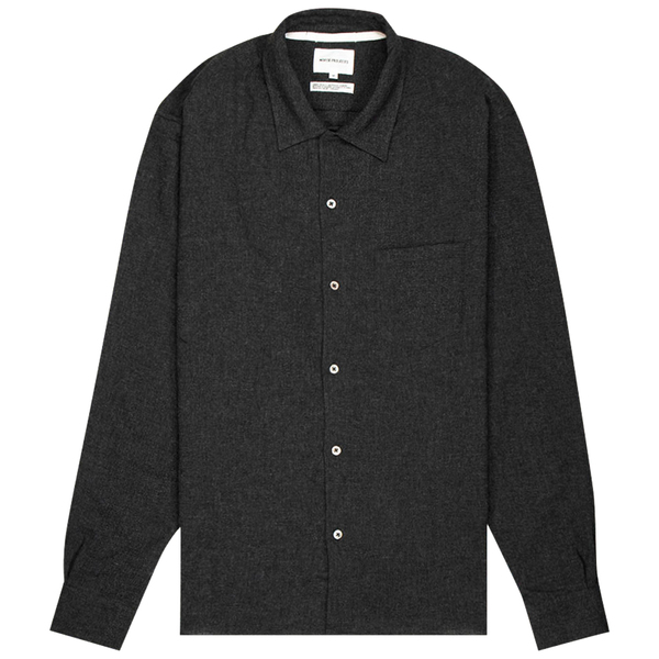 Norse Projects Carsten Light Wool Sweater - Charcoal Melange Norse Projects Carsten Light Wool Sweater - Charcoal Melange