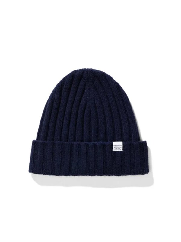 Norse Projects Cashwool Beanie - Dark Navy Norse Projects Cashwool Beanie - Dark Navy