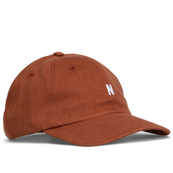 Norse Projects Twill Sports Cap - Madder Brown Norse Projects Twill Sports Cap - Madder Brown