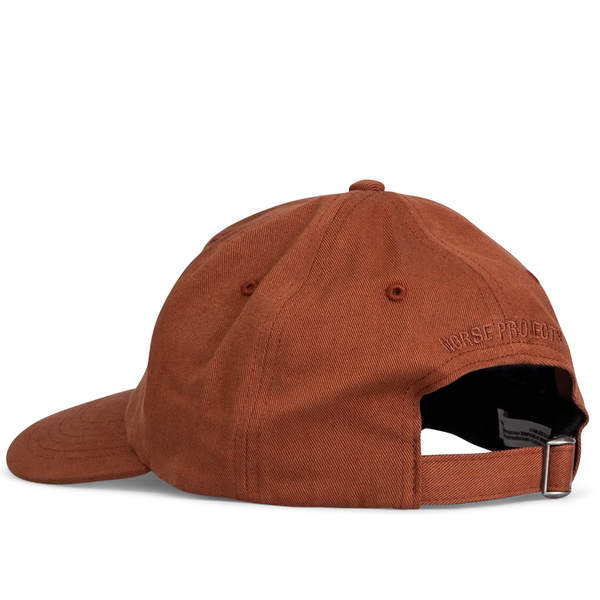 Norse Projects Twill Sports Cap - Madder Brown Norse Projects Twill Sports Cap - Madder Brown