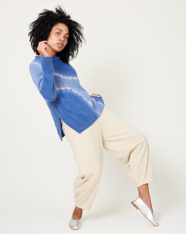 Black Crane Wide Pants - Natural Black Crane Wide Pants - Natural
