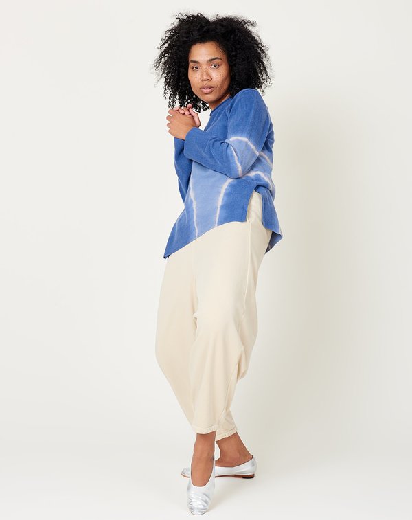 Black Crane Wide Pants - Natural Black Crane Wide Pants - Natural