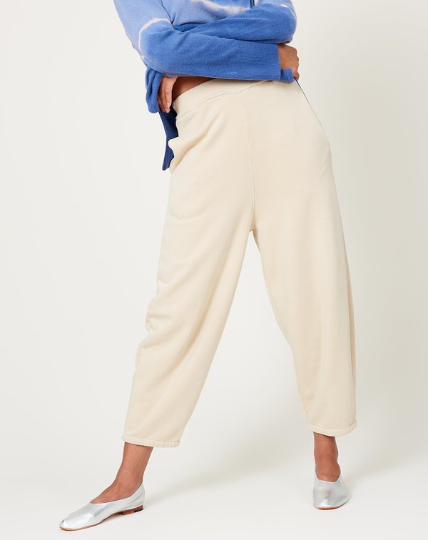 Black Crane Wide Pants - Natural Black Crane Wide Pants - Natural