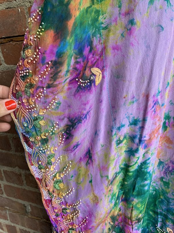 S U N C H I L D Long Silk Caftan S U N C H I L D Long Silk Caftan