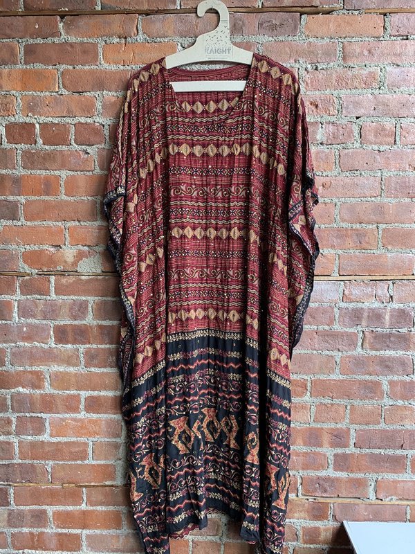 S U N C H I L D Long Silk Caftan S U N C H I L D Long Silk Caftan