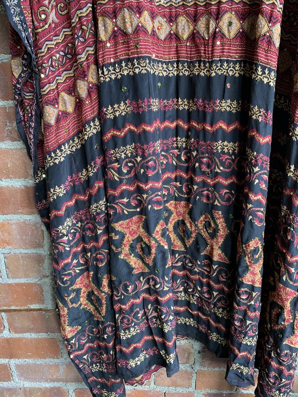 S U N C H I L D Long Silk Caftan S U N C H I L D Long Silk Caftan