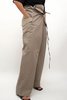 W A N T S Wide Cargo Wrapped Pants - Khaki - Thumbnail 4