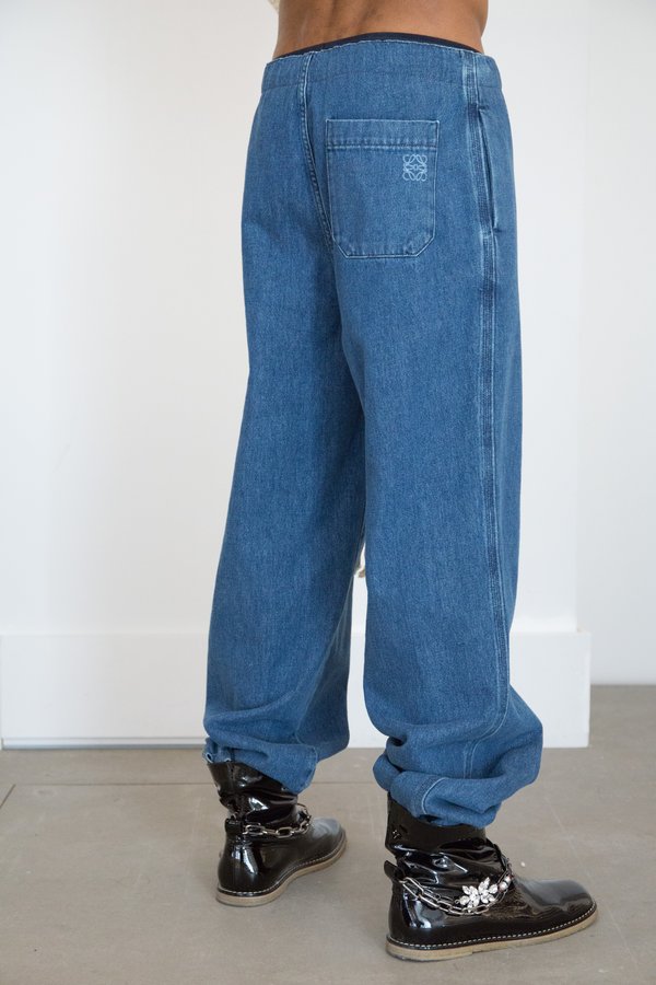 LOEWE Drawstring Jeans - Blue LOEWE Drawstring Jeans - Blue