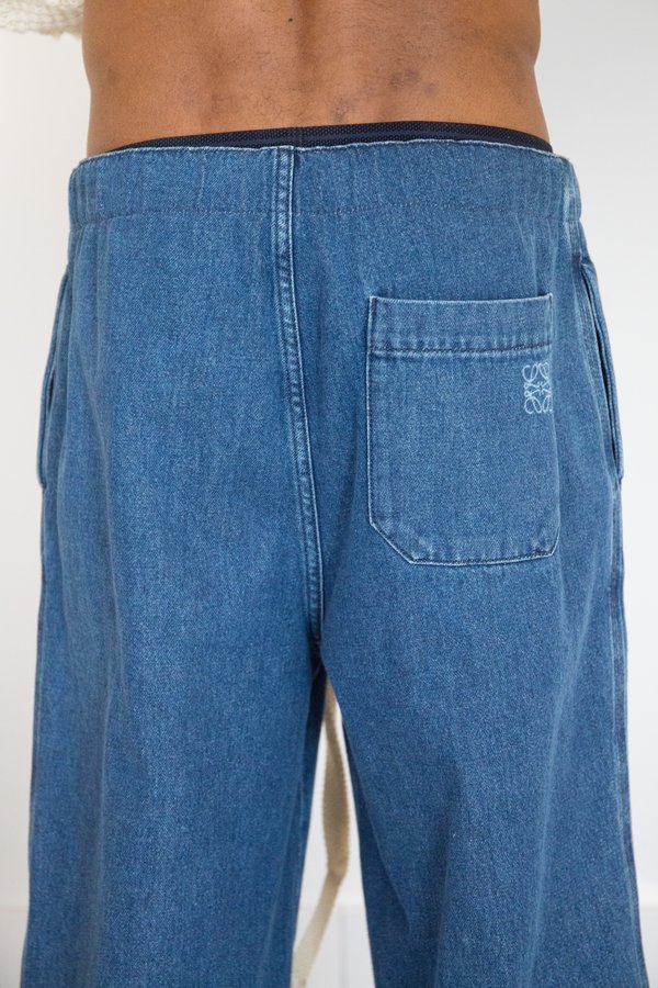LOEWE Drawstring Jeans - Blue LOEWE Drawstring Jeans - Blue