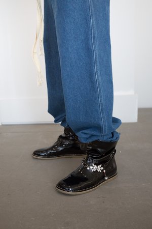LOEWE Drawstring Jeans - Blue LOEWE Drawstring Jeans - Blue