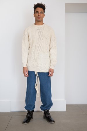 LOEWE Drawstring Jeans - Blue LOEWE Drawstring Jeans - Blue