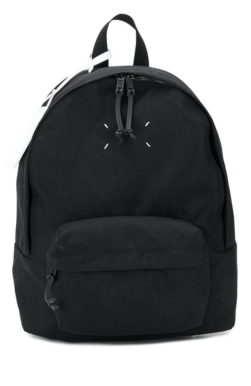 Maison Margiela Stereotype Canvas Backpack - BLACK | Garmentory display picture 2