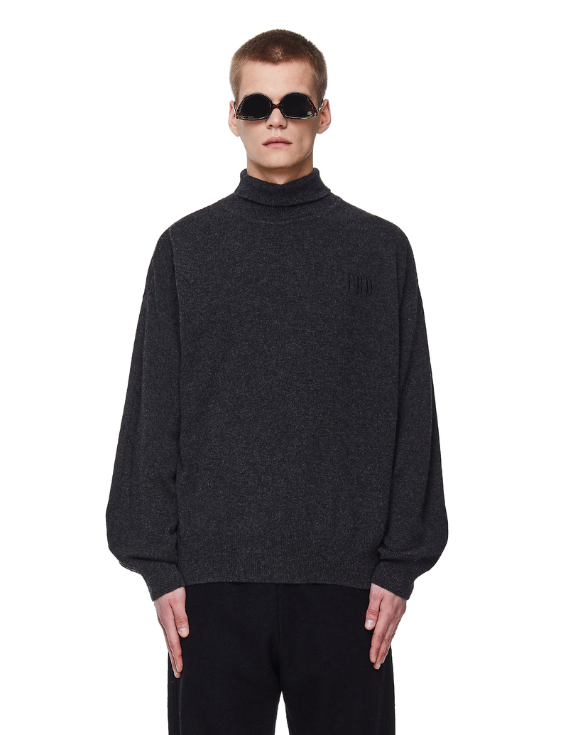 Enfants Riches Deprimes Cashmere Classique Turtleneck - GREY