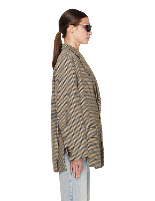 Vetements Oversize Checked Wool Jacket Vetements Oversize Checked Wool Jacket
