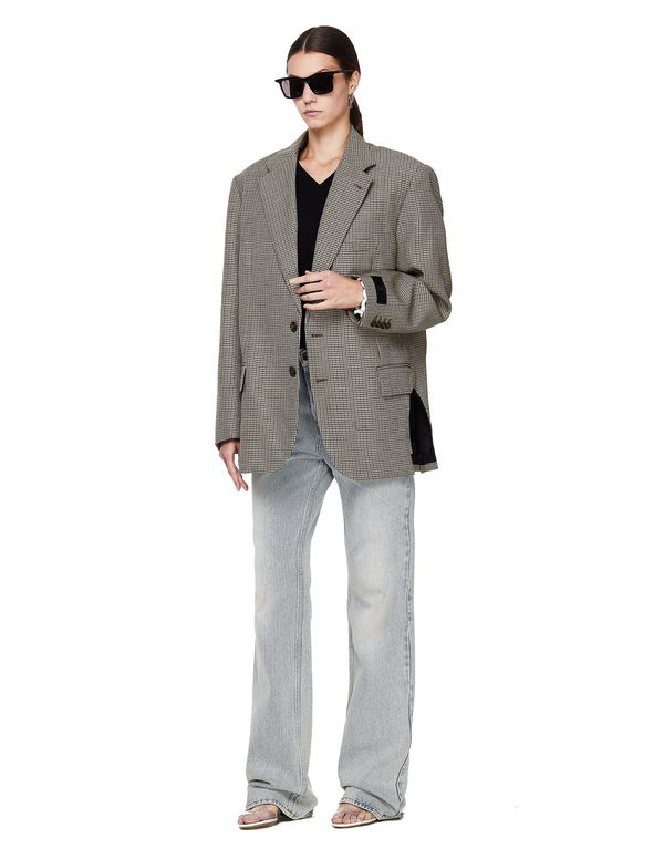 Vetements Oversize Checked Wool Jacket Vetements Oversize Checked Wool Jacket