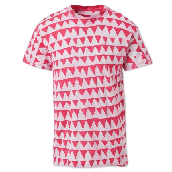Unisex Studio One Eighty Nine Mini Jazzy Jeff Cotton Hand-Batik T-Shirt - Pink/White Unisex Studio One Eighty Nine Mini Jazzy Jeff Cotton Hand-Batik T-Shirt - Pink/White