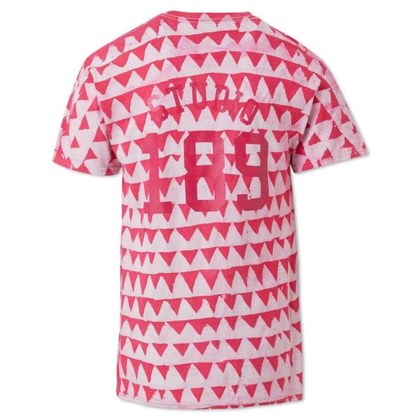 Unisex Studio One Eighty Nine Mini Jazzy Jeff Cotton Hand-Batik T-Shirt - Pink/White Unisex Studio One Eighty Nine Mini Jazzy Jeff Cotton Hand-Batik T-Shirt - Pink/White